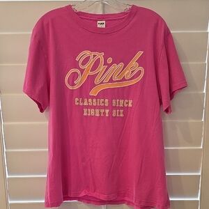 PINK Victoria's Secret Fuchsia Tee